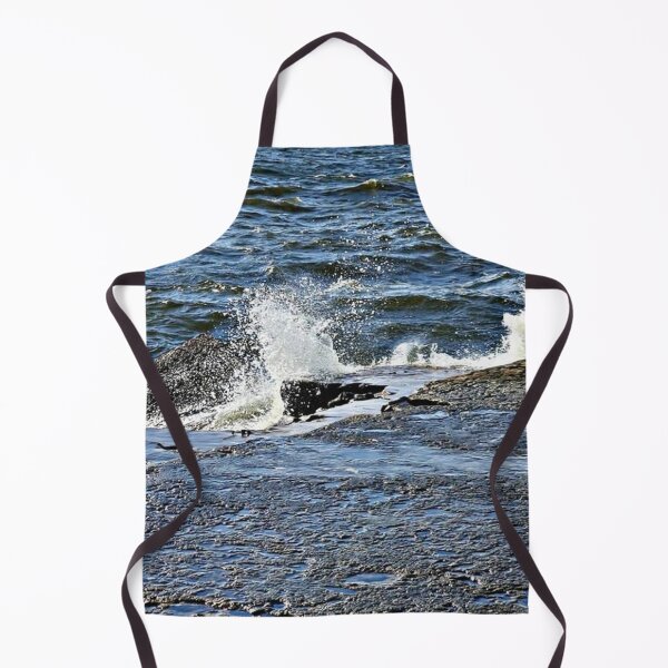 Item preview, "waves crashing on rocks" designed and sold by Shubatdesigns.
