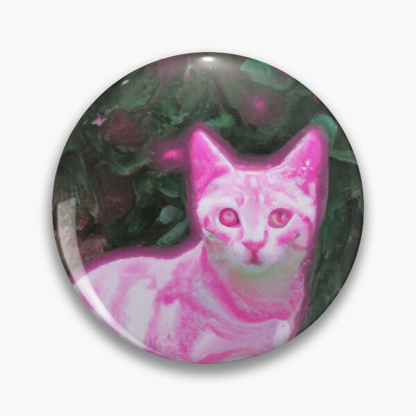 Item preview, Gato rosa en el jardín designed and sold by Oldworlder.