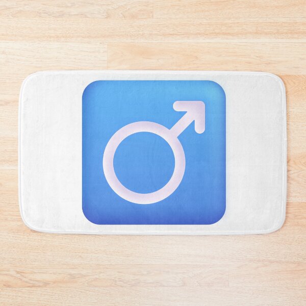 Artikelvorschau, Männlich Mann Symbol Emoji - groß entworfen und verkauft von abroadDesigns.
