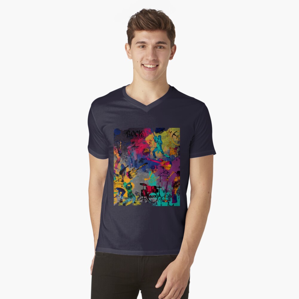 Item preview, V-Neck T-Shirt designed and sold by NoraMohammed.