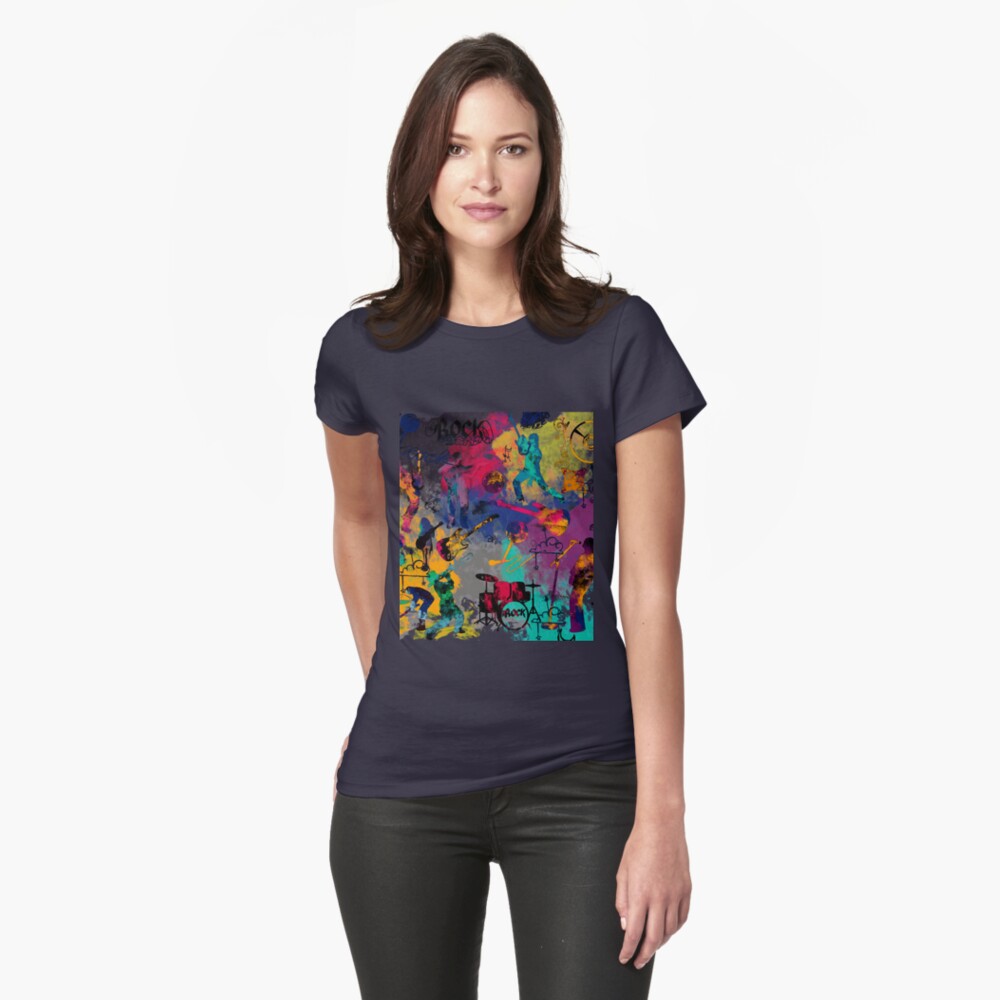 Item preview, Fitted T-Shirt designed and sold by NoraMohammed.