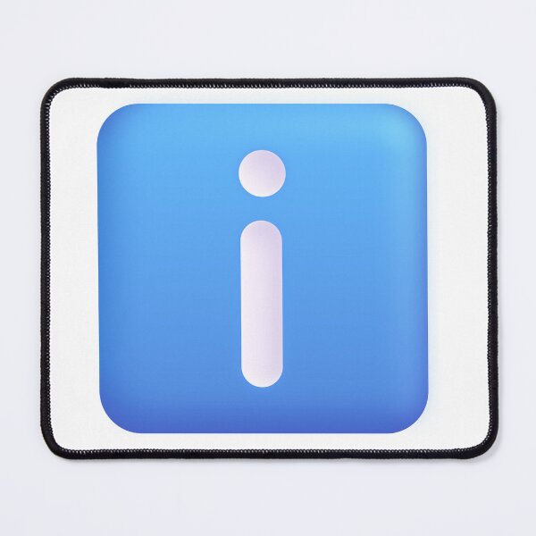 Item preview, Info Icon Emoji - Large designed and sold by abroadDesigns.