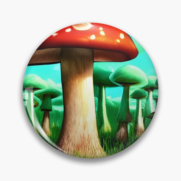 Item preview, Mushroom Forest Majolica, Ai Generated Art  designed and sold by ACC .