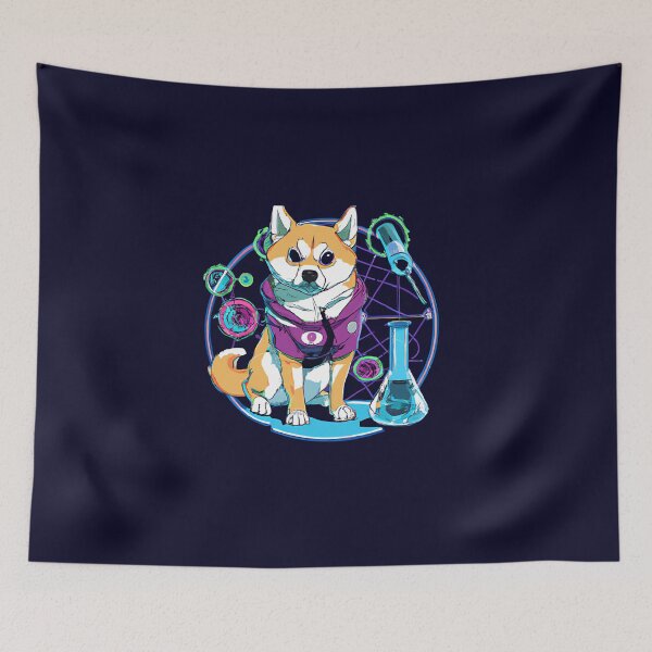Item preview, Shiba Inu CyberPunk Mad Scientist designed and sold by Blazefoxar.