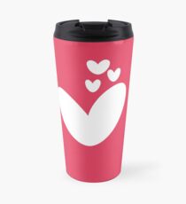 Quotation of love art ****I'm so lucky to have you Travel Mug