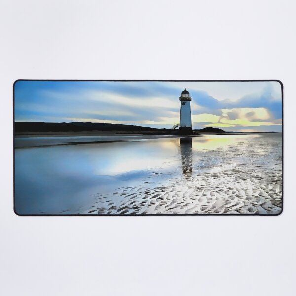 Item preview, Point of Ayr Lighthouse (Painting) designed and sold by cmphotographs.