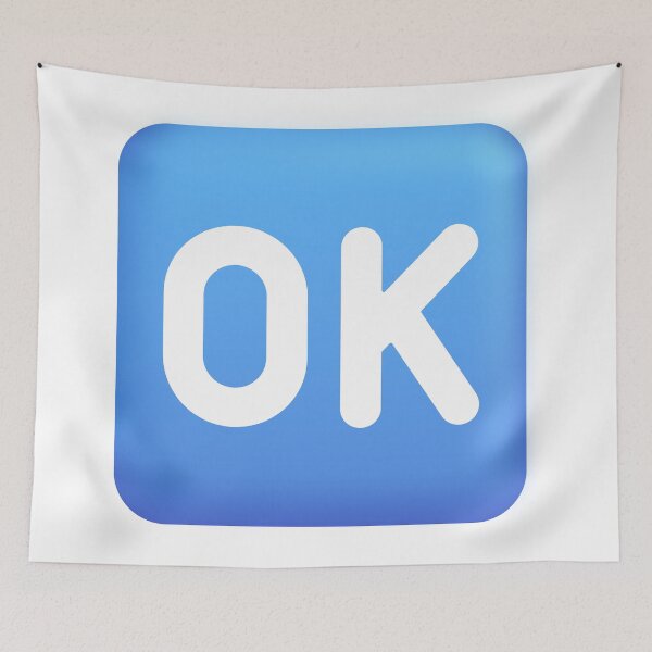 Item preview, OK symbol emoji - big designed and sold by abroadDesigns.