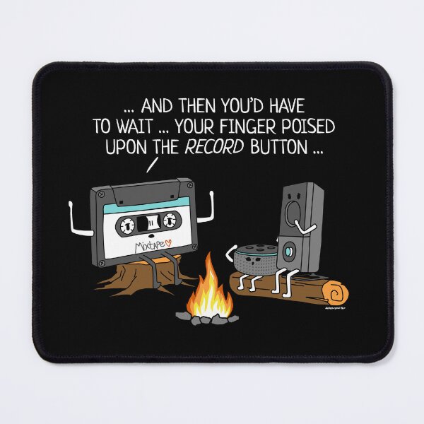 Item preview, Campfire Tales of Mixtapes Funny Nostalgia designed and sold by Nerd Shizzle.