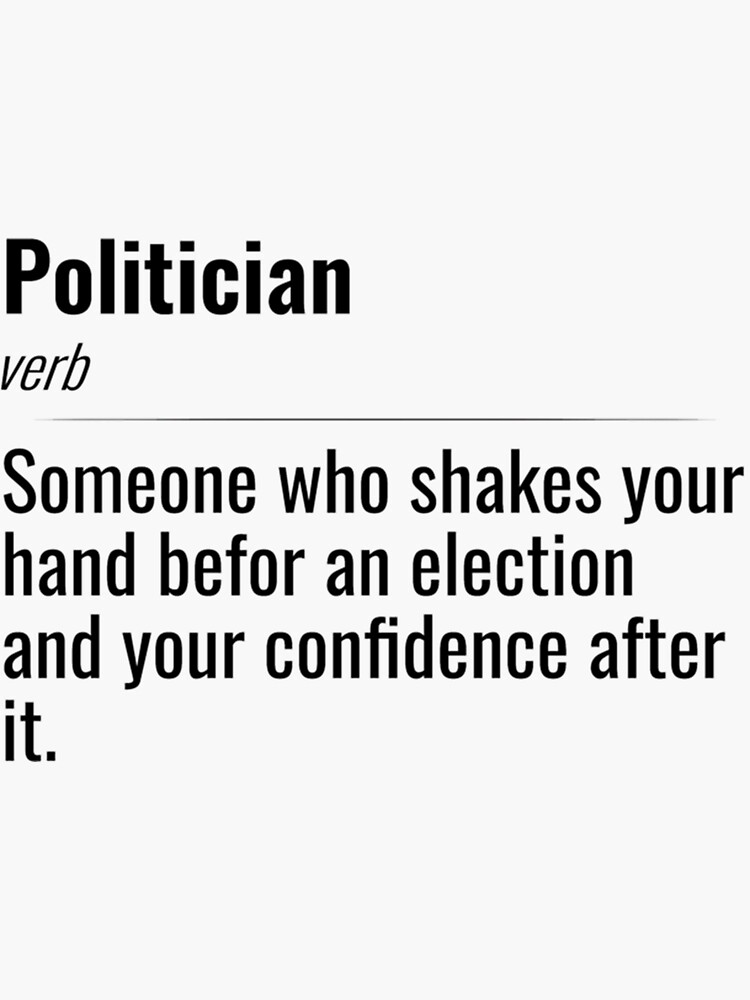  Politician Funny Words Meaning Words Joke Fun Black Text 