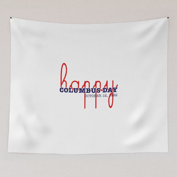 Item preview, happy. Columbus day,  October 1492 - American Flag designed and sold by rezze.