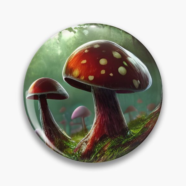 Item preview, Mushroom Forest Cottage Core, Ai Generated Art  designed and sold by ACC .