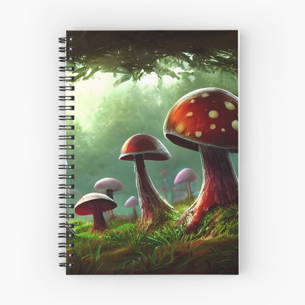 Item preview, Mushroom Forest Cottage Core, Ai Generated Art  designed and sold by ACC .