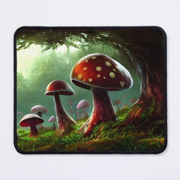 Item preview, Mushroom Forest Cottage Core, Ai Generated Art  designed and sold by ACC .