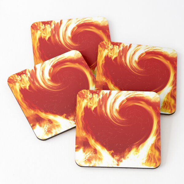 Item preview, Fire Heart designed and sold by PotluckPrints.