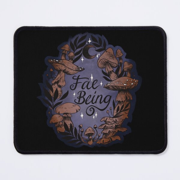 Item preview, Fae Being Mushroom Fairy circle Dark Mode designed and sold by smoari.