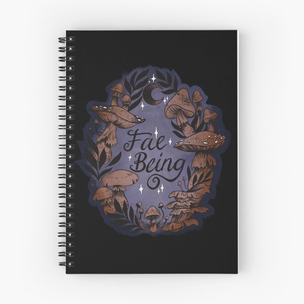 Item preview, Fae Being Mushroom Fairy circle Dark Mode designed and sold by smoari.