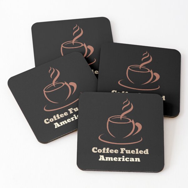 Item preview, Coffee Fueled American  designed and sold by DeversDesigns.