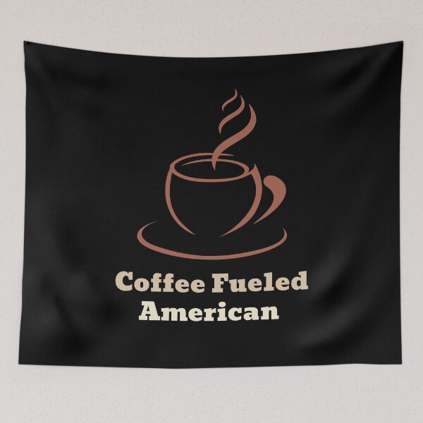 Item preview, Coffee Fueled American  designed and sold by DeversDesigns.