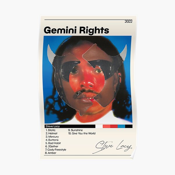 Steve Lacy Gemini-Rechte-Album-Cover-Poster Poster