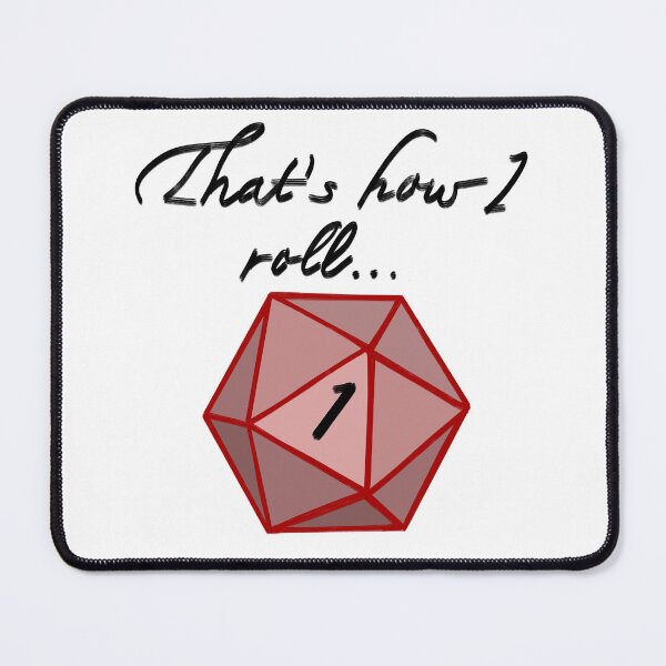 Item preview, Crit Fail - That’s How I Roll designed and sold by StarlitFirefly.