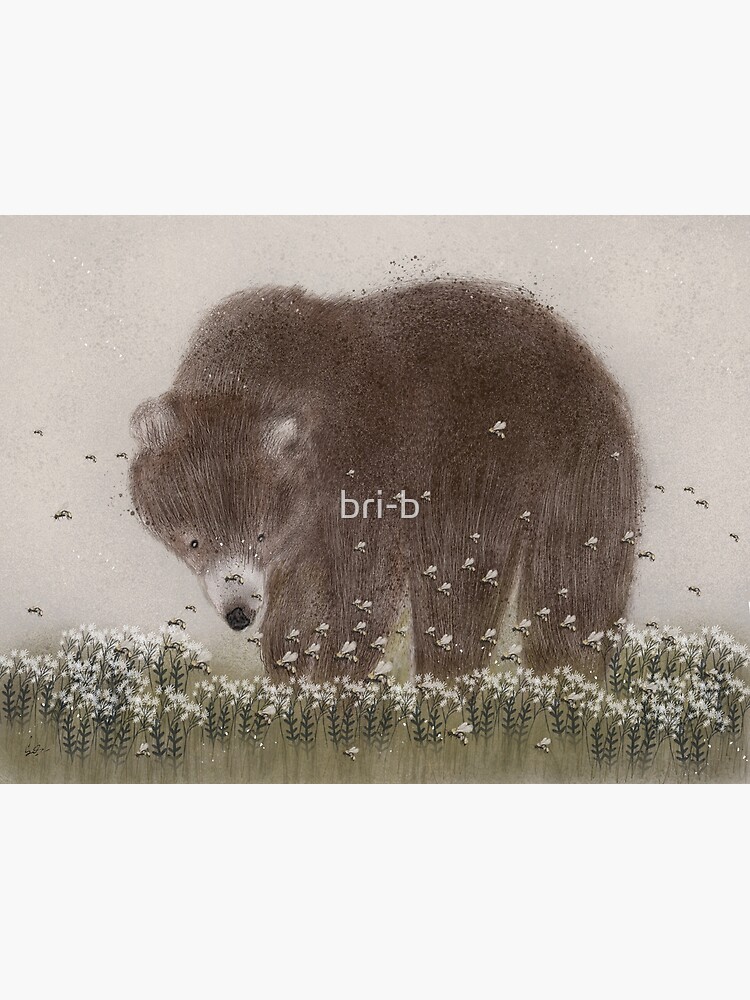 Boogie Bear Wood Print by Bri Buckley - Fine Art America