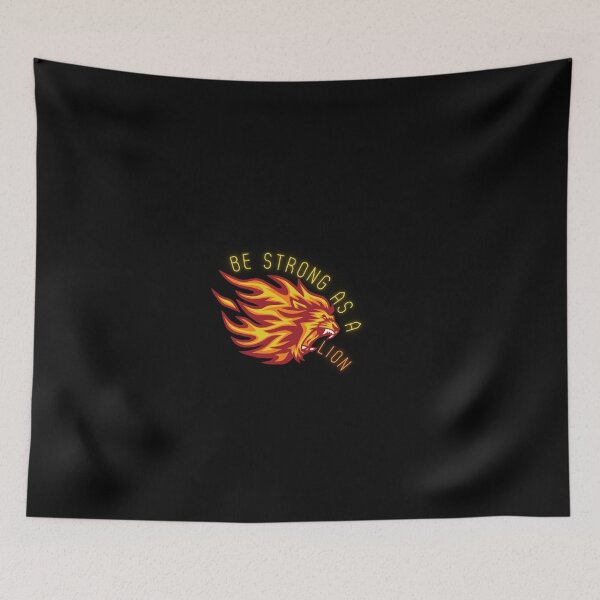 Item preview, be strong as a lion designed and sold by FLOWER--ART.