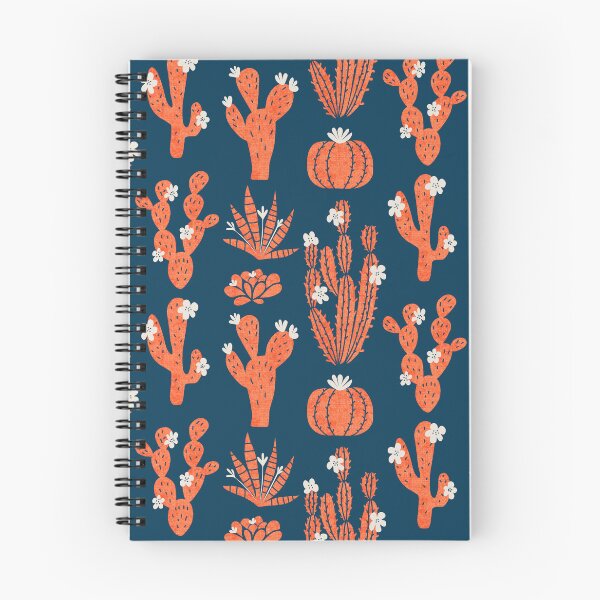 Item preview, Cacti Garden in the night | Orange and Navy designed and sold by CarolFreire.