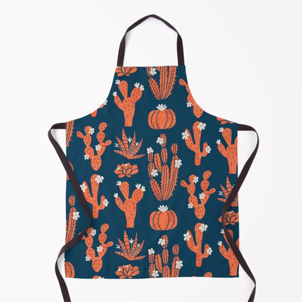 Item preview, Cacti Garden in the night | Orange and Navy designed and sold by CarolFreire.