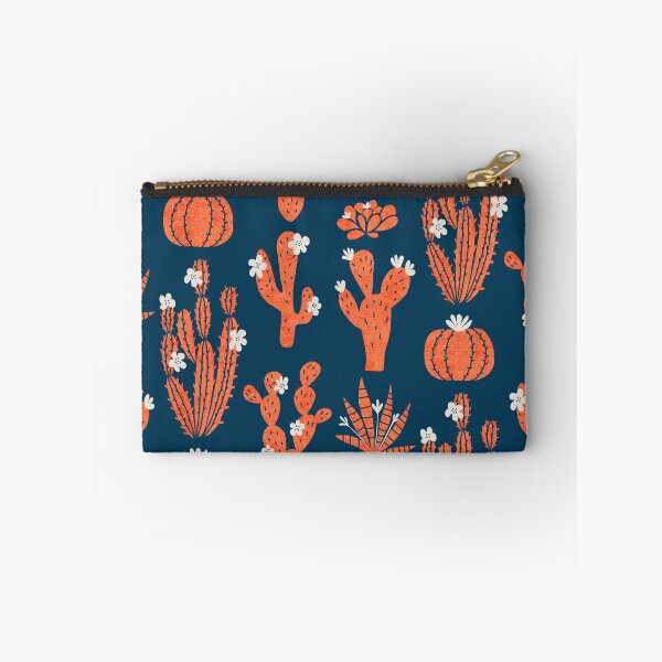 Item preview, Cacti Garden in the night | Orange and Navy designed and sold by CarolFreire.