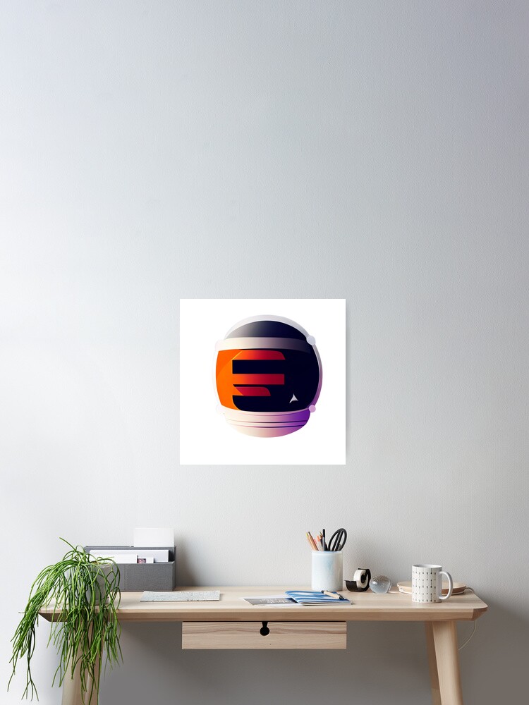 Thumbnail 2 of 3, Poster, Spaceman Helmet designed and sold by devath.