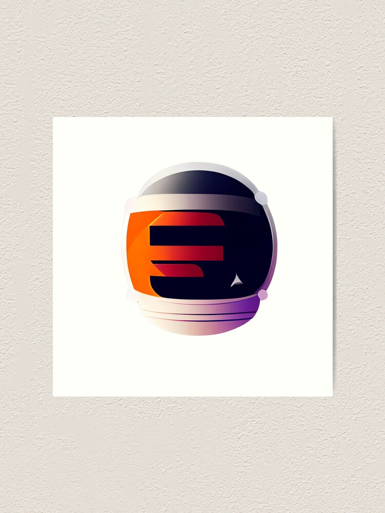 Thumbnail 1 of 3, Art Print, Spaceman Helmet designed and sold by devath.