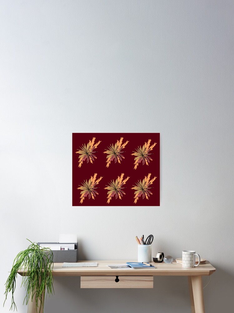 Thumbnail 2 of 3, Poster, Flower pattern designed and sold by ALS-KB.