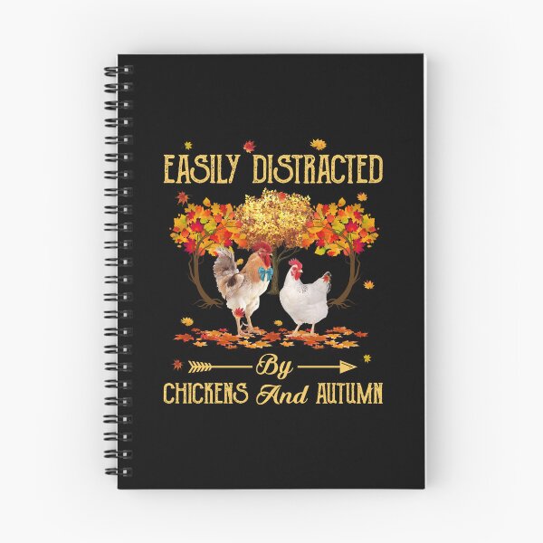 Item preview, Easily Distracted By Chickens And Autumn cute funny vintage popular designed and sold by beckadamr.