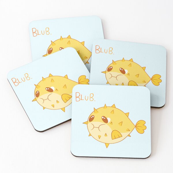Item preview, Pufferfish ‘Blub’ Design designed and sold by Jelly-ingAround.