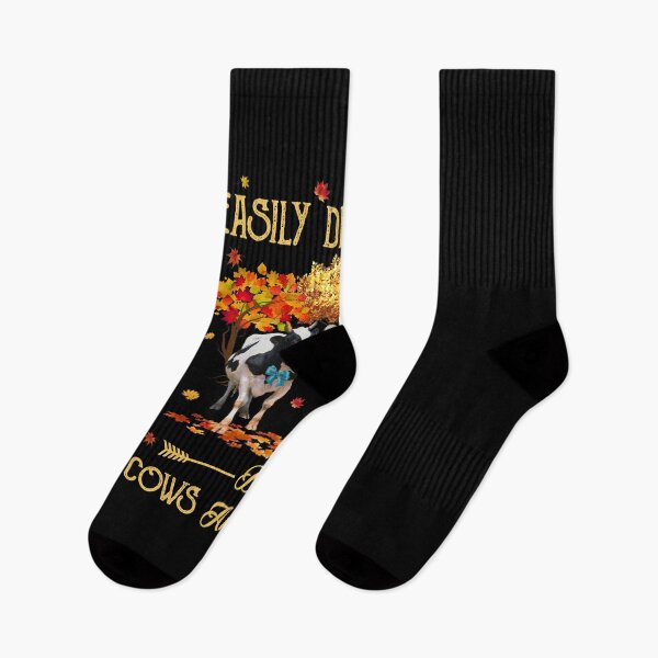 Item preview, Easily Distracted By Cows And Autumn cute funny vintage popular designed and sold by beckadamr.