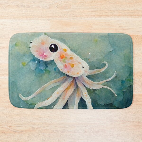 Item preview, Colorful baby squid  designed and sold by recollectionsv.