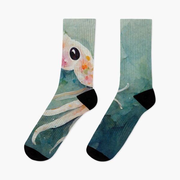 Item preview, Colorful baby squid  designed and sold by recollectionsv.