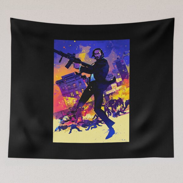 Item preview, John Wick Attack Poster #1 designed and sold by SterlingMullins.