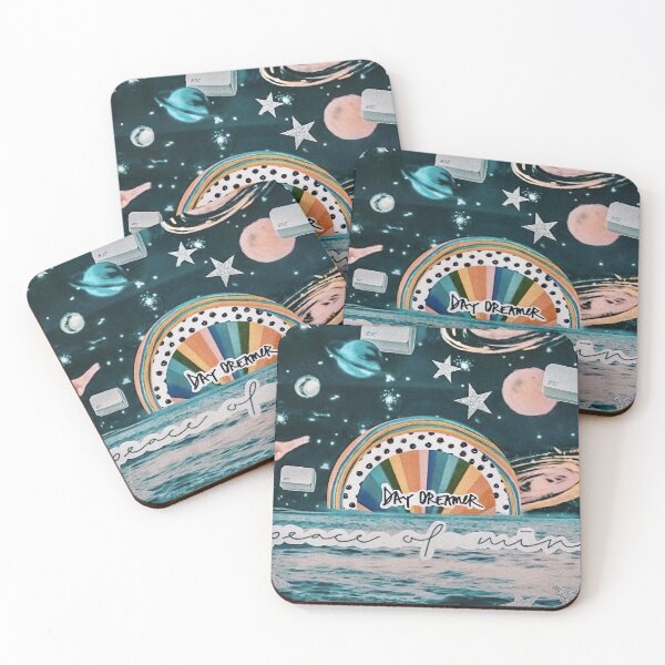 Item preview, Day dreamer space, planets, sea and party mood, light blue  designed and sold by AnotherPlanet -.