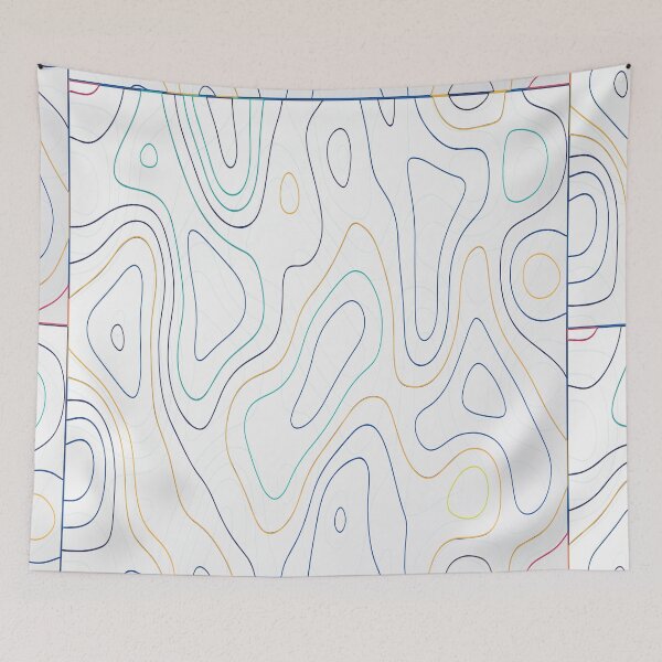 Item preview, abstract topographic designed and sold by The Design KAD.