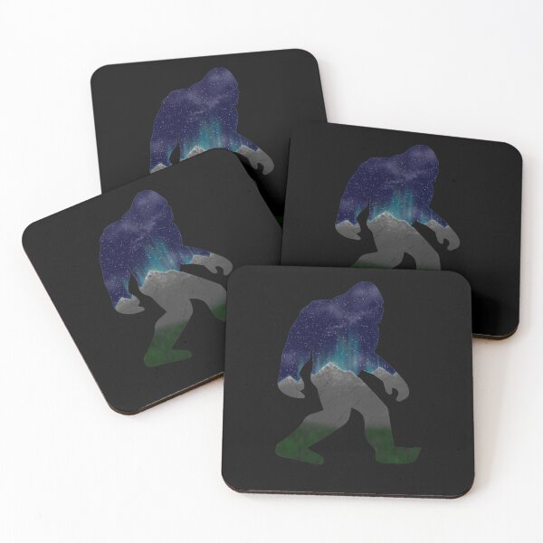 Item preview, Bigfoot Silhouette With Mountains  designed and sold by JMDesignHouse.