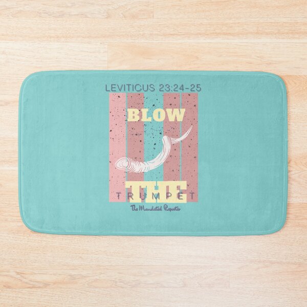 Item preview, Blow the Trumpet - Leviticus 23:24-25 - Soft Aqua designed and sold by TheReporter1.