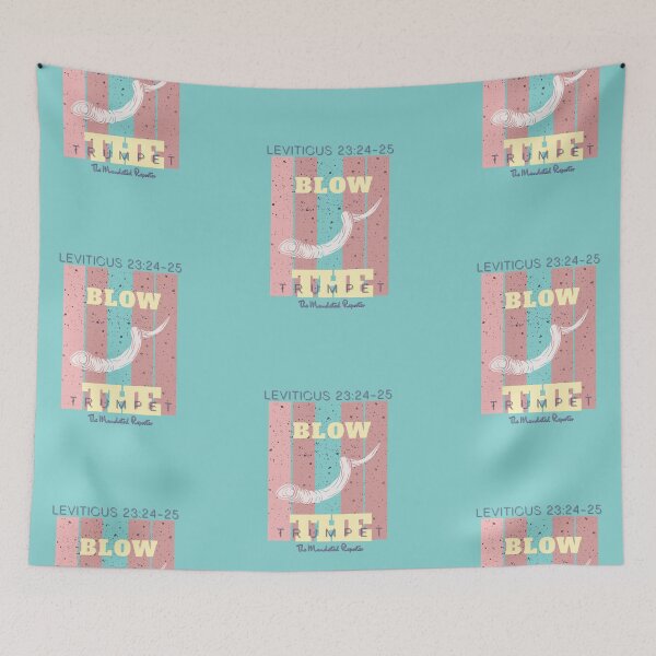 Item preview, Blow the Trumpet - Leviticus 23:24-25 - Soft Aqua designed and sold by TheReporter1.