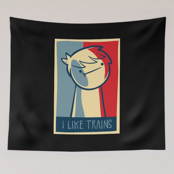 Item preview, I LIKE TRAINS ASDF MOVIE 1 designed and sold by gennalyne.