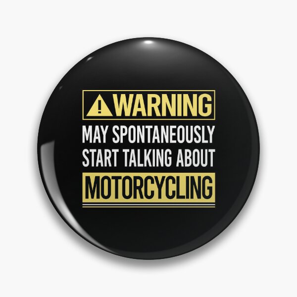 Item preview, Warning About Motorcycling Motorcycle Motorbike Motorbiker Biker designed and sold by WrightTrouble.