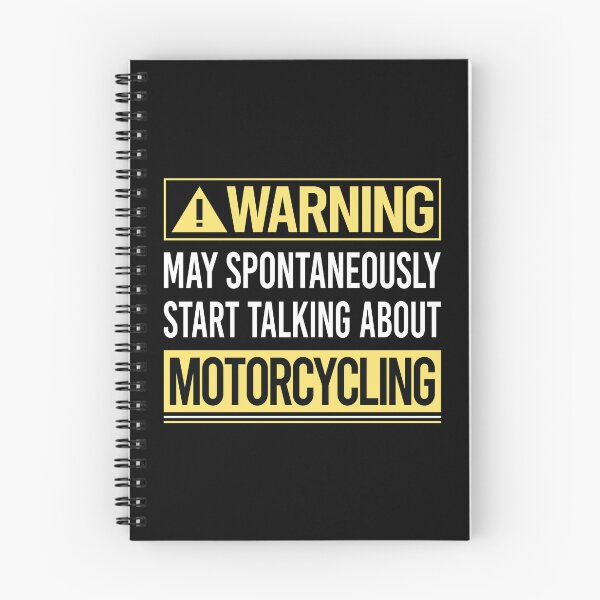 Item preview, Warning About Motorcycling Motorcycle Motorbike Motorbiker Biker designed and sold by WrightTrouble.