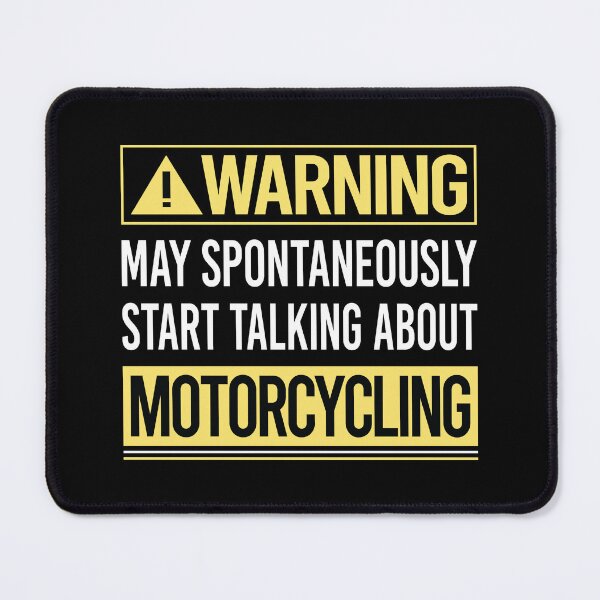 Item preview, Warning About Motorcycling Motorcycle Motorbike Motorbiker Biker designed and sold by WrightTrouble.