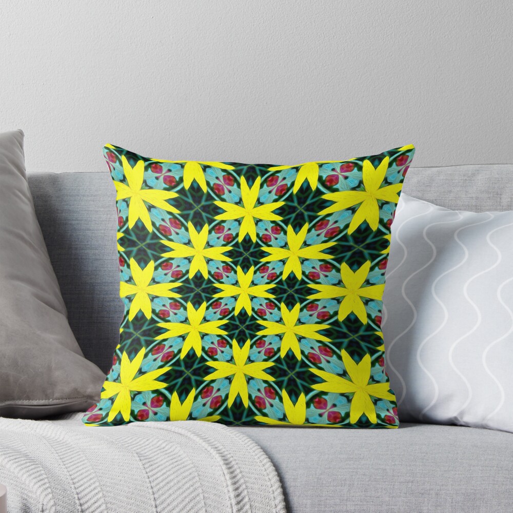 Item preview, Throw Pillow designed and sold by Patternflower.
