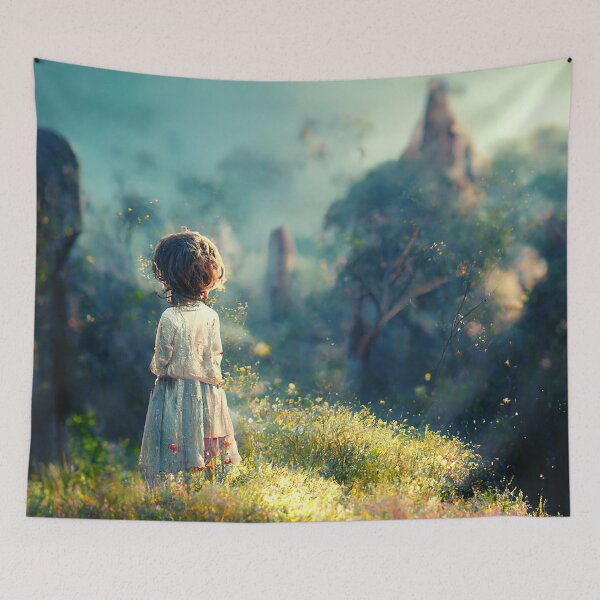 Item preview, Redreaming Whimsy Series Childhood Contemplation designed and sold by REDREAMER.