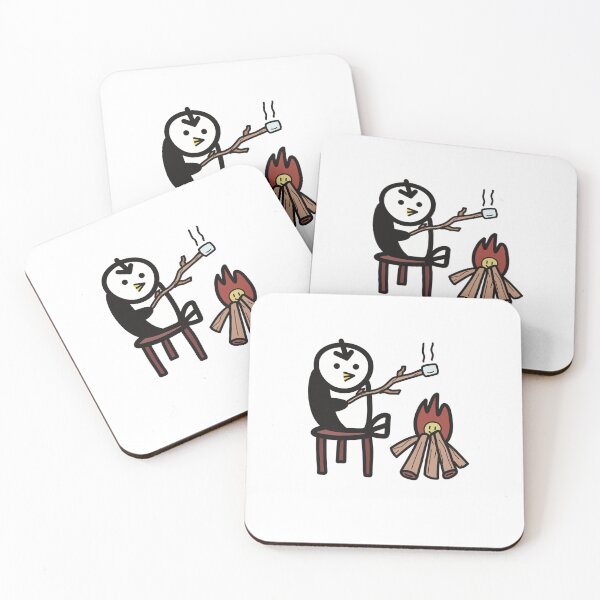 Item preview, penguin with campfire designed and sold by PenguinRony.